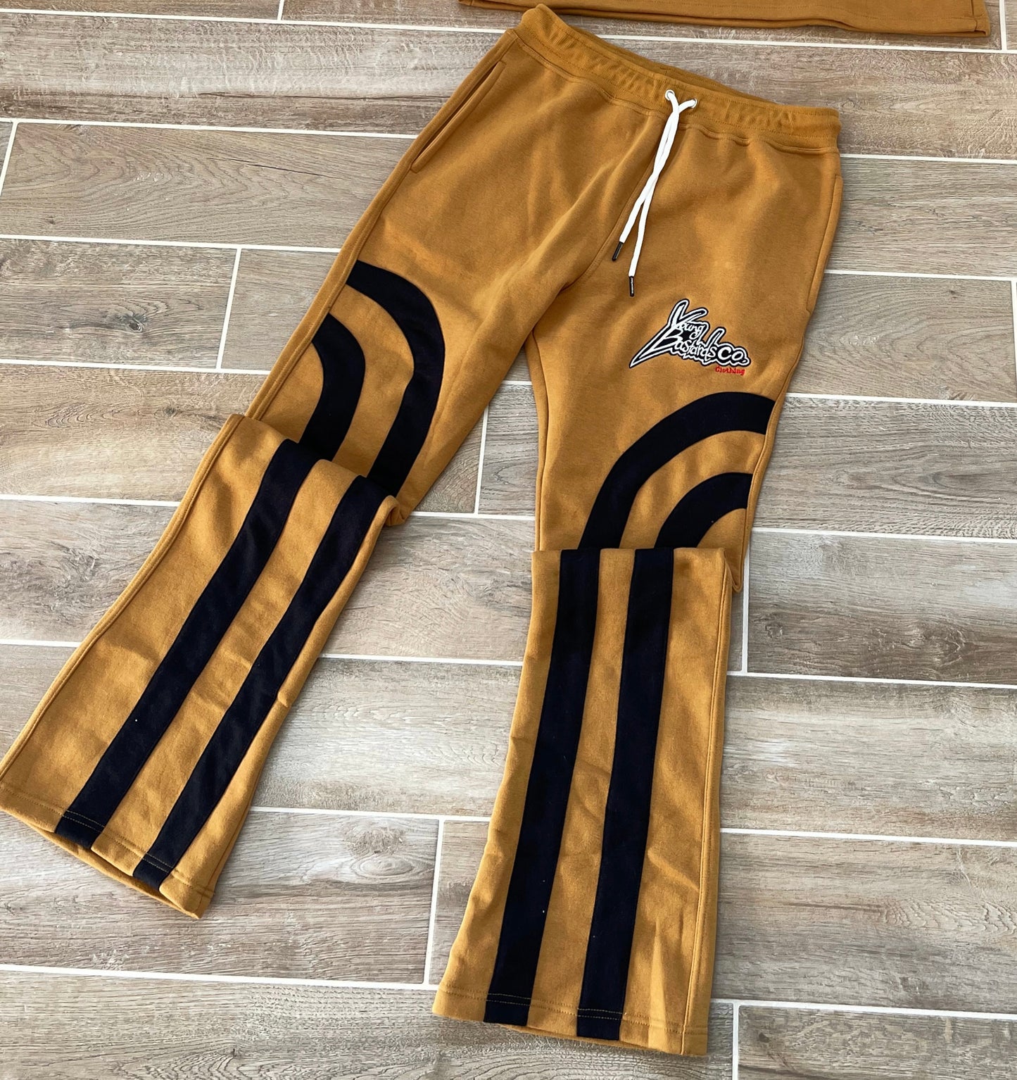 FLARE SWEATPANTS - BROWN (READY TO SHIP)
