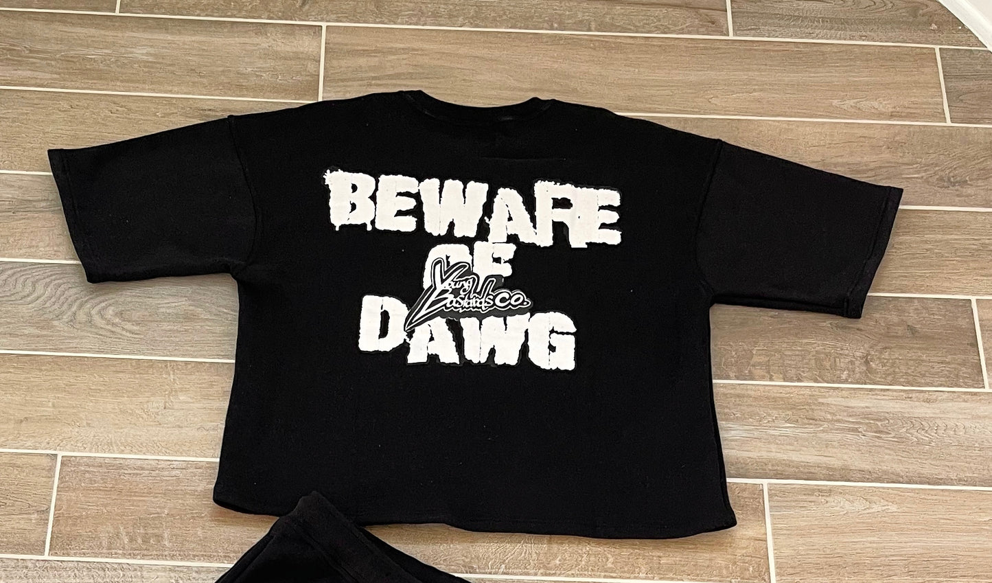 "B.O.D" CROPPED TEE- ALL COLORS