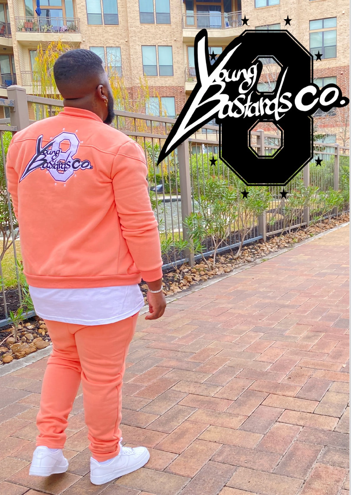 YB TRACK JACKET - PEACH